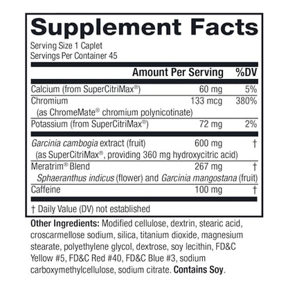 MetaboLife Ultra - Dietary Supplement - Hunger Supplement for Women & Men - 800 mg