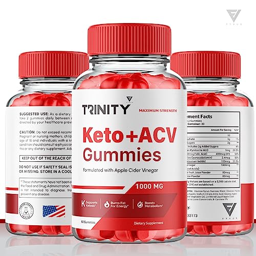 (3 Pack) Trinity Keto, Trinity Keto ACV Gummies - Trinity Keto ACV Gummies Advanced