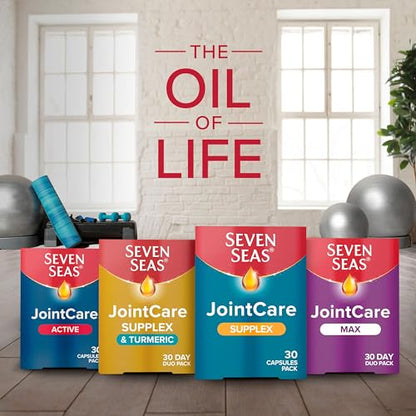 Seven Seas JointCare Supplex, With Glucosamine, Omega-3, Vitamins C, D and E