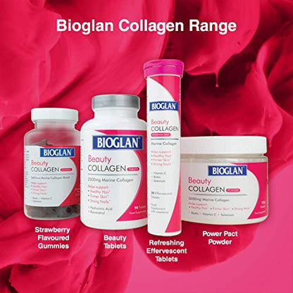 Bioglan Collagen Effervescent | 1000mg | Hydrolysed Marine Collagen