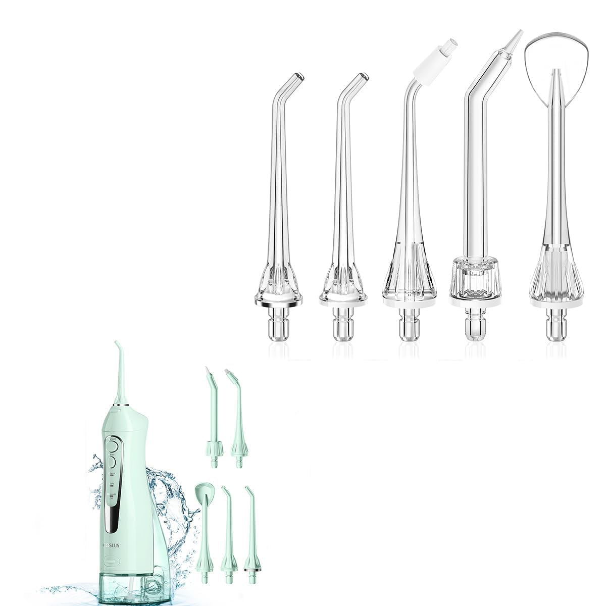 Water Dental Flosser Teeth Pick & Water Dental Flosser Tip Replacement Heads