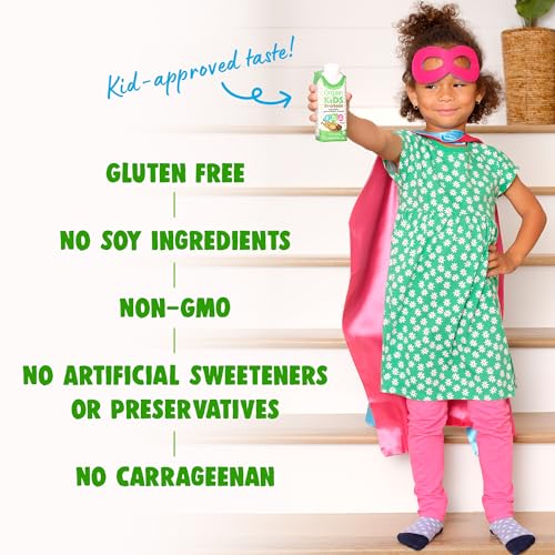 Orgain Organic Kids Nutritional Protein Shake, Chocolate - Kids Snacks with 8g Dairy