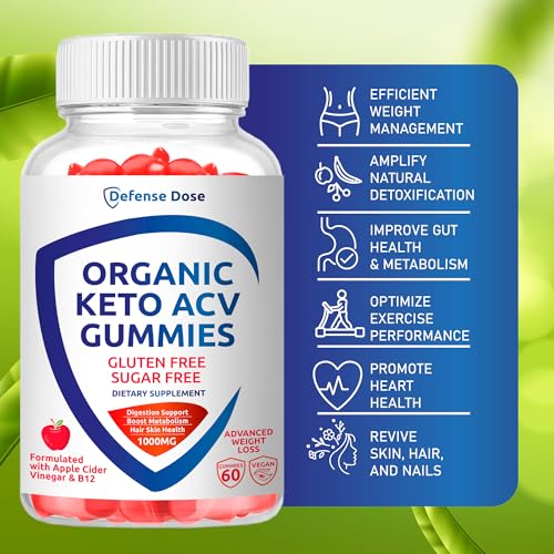 Organic Keto ACV Gummy Advanced Weight Loss - Gluten & Sugar Free Pro Active Rapid Belly