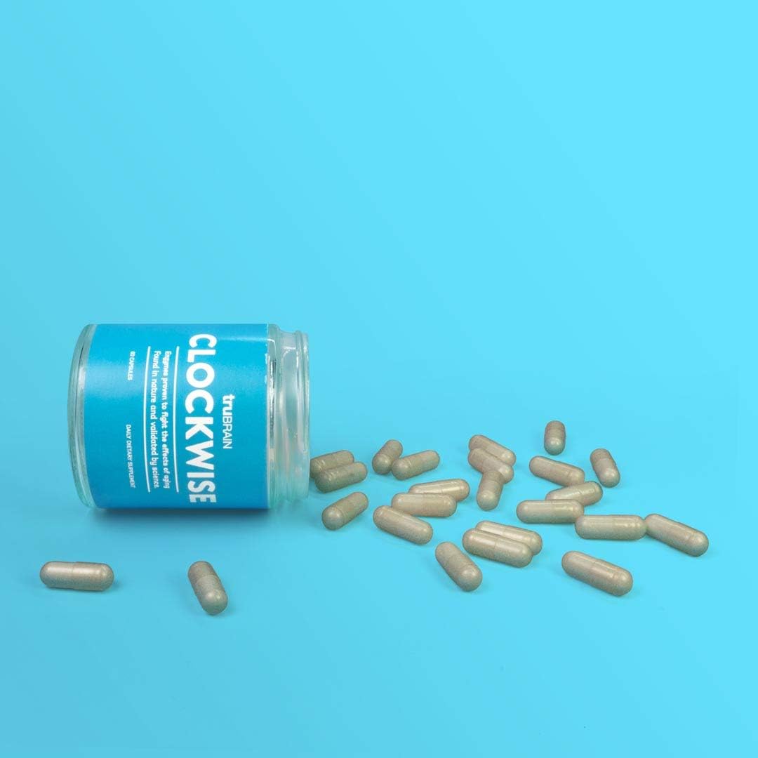 TruBrain Clockwise | Nicotinamide | NAD Booster | Increases Energy & Promotes Anti Aging | Cell Immunity