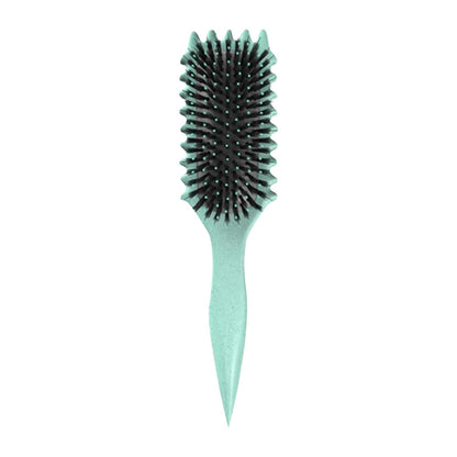 Curl Defining Brush, 2024 Newest Boar Bristle Hair Brush Styling Brush, Curly Hair Brush