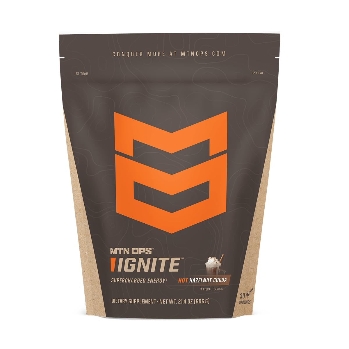 MTN OPS Hot Ignite Focus & Energy Coffee, Mountain Mocha