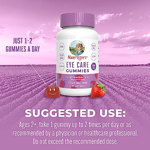 MaryRuth's Eye Care Gummies | Zeaxanthin and Lutein | 45 Day Supply