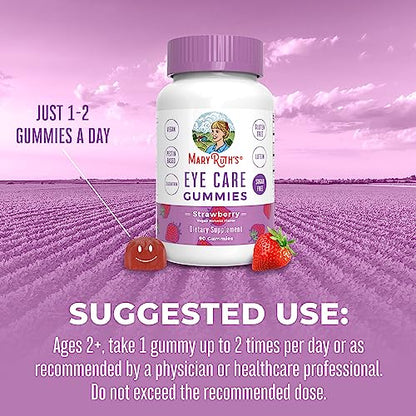 MaryRuth's Eye Care Gummies | Zeaxanthin and Lutein | 45 Day Supply