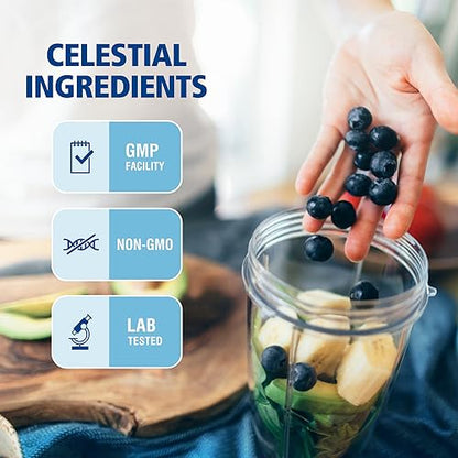 Celestrue Magnesium Glycinate, Fully-Chelated, Optimal Absorption, Gentle on The Stomach