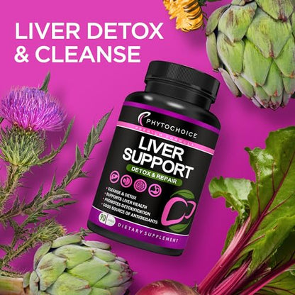 Liver Cleanse Detox & Repair All-in-One Liver Health Support Supplement-Herbal Complex