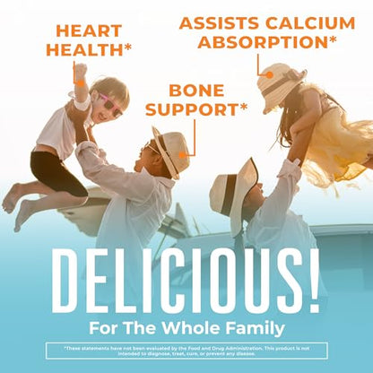 MaryRuth Organics Calcium with Vitamin D & Vitamin K2, 2 Month Supply, Calcium
