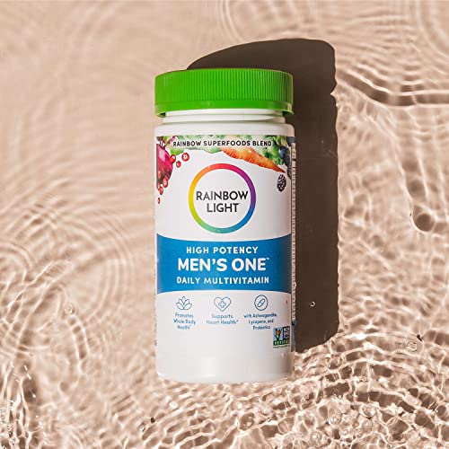 Rainbow Light Mens One High Potency Daily Multivitamin, Vegetarian, 150 ct., Package