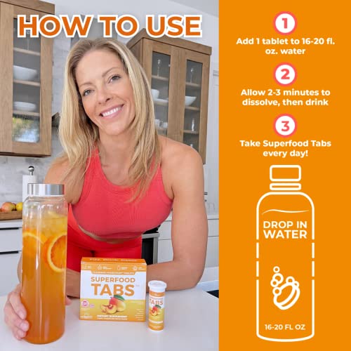 skinnytabs Superfood Tabs Detox Cleanse Drink - Fizzy Nutrition Supplement