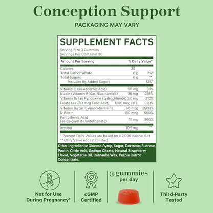 Pink Stork Fertility Gummies for Women - Support Conception for Her and Hormone