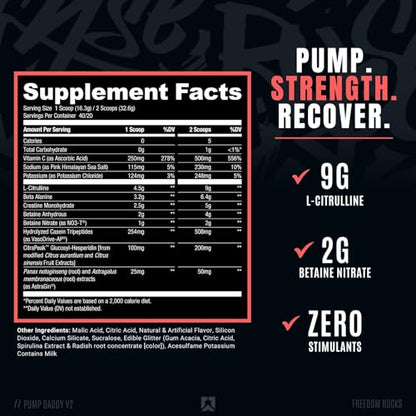 RYSE Up Supplements Signature Series Pump Daddy V2 | Official Noel Deyzel Non Stim