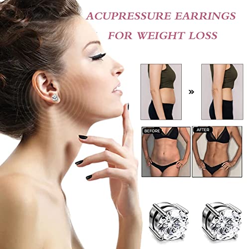 Non Pierced Atheniz Lymphvity Germanium Acupuncture Magnetic Earrings Women