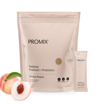 ProMix Nutrition Debloat Prebiotics and Probiotics with Baobab - Rich in Vitamin C, Bloating Relief, Immune Support - Orange - 30 Servings (Pack of 30)