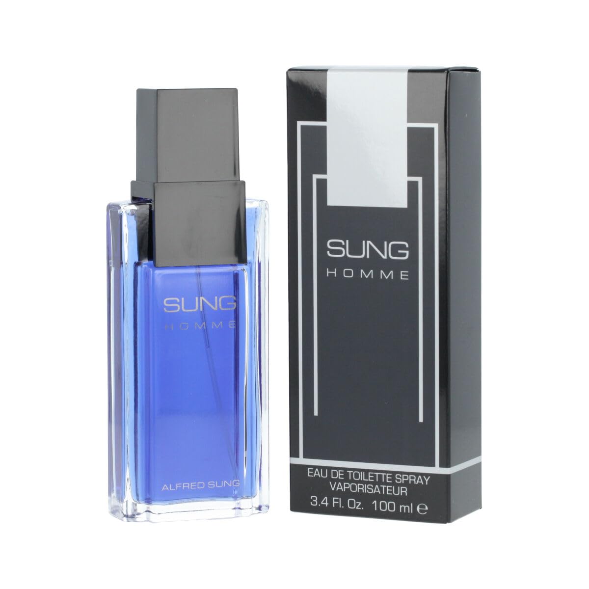 Alfred Sung Homme Eau de Toilette for Men, 3.4 fl oz