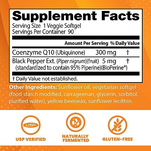 Doctor's Best High Absorption CoQ10 with BioPerine, Heart Health & Energy Production