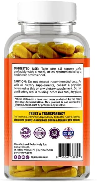ProCare Health GLP-1 Metabolic Support Supplement – Metabolic G3A Appetite & Craving Support – Berberine, Akkermansia, ALA – Gut & Glucose Supports – 60 Capsules