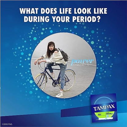 Tampax Tampons, Super Absorbency, Cardboard Applicator, Leakgaurd Skirt, Unscented, 20 Count