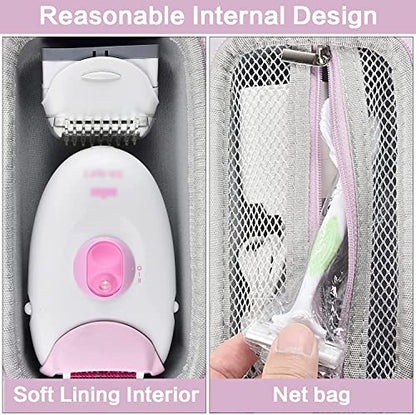 Case Compatible with Braun Epilator Silk-epil 3 3-270, Storage for Hair Removal Shaver