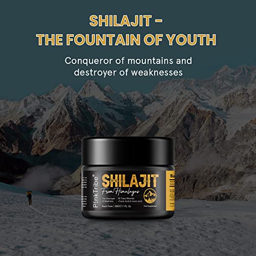 Shilajit Resin, Original Himalayan Shilajit 30g - Gold Grade 100% Pure, Rich in Fulvic