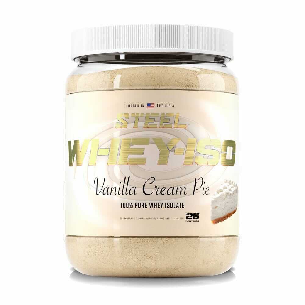 Steel Supplements Whey-Iso | Whey Isolate Protein Powder | Fast Absorbing | Lean Muscle