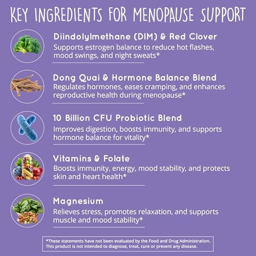 Happy Healthy Hippie Go with The Flow Menopause Support & Go with The Flow Hormone Balance for Women