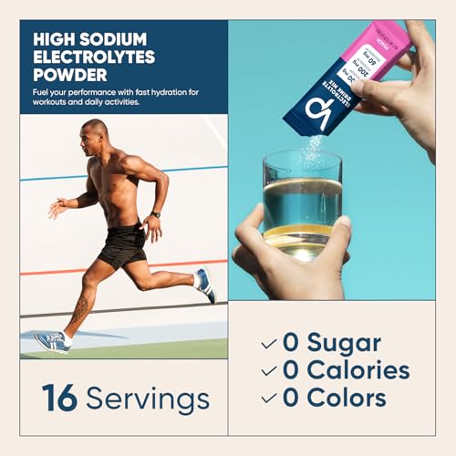 Venture Pal Electrolyte Powder Combo Pack – Sugar-Free Daily Hydration & High Sodium Recovery Drink Mix | 5 Vitamins, 7 Electrolytes, Zero Calories | Keto, Vegan, Paleo Friendly | 32 Sticks Total