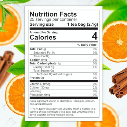 Total Tea SIimming Detox Tea Caffeine Free - 25 Day Detox Tea - Herbal Tea