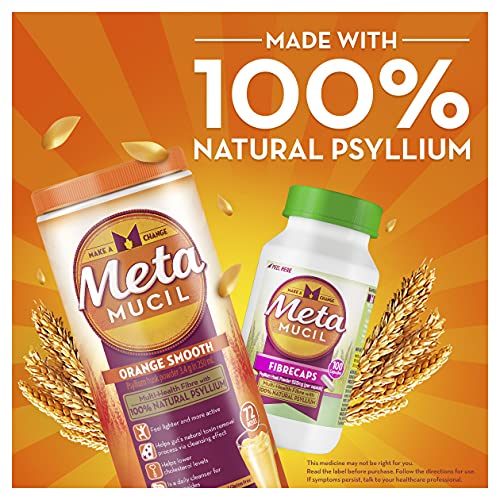 Metamucil Daily Fibre Supplement Fibre Caps 300 Capsules