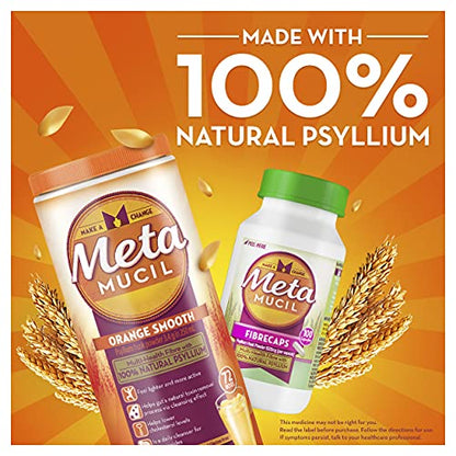 Metamucil Daily Fibre Supplement Fibre Caps 300 Capsules
