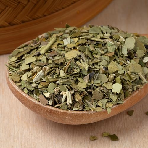 Earthborn Elements Yerba Mate Leaf 200 Capsules, Pure & Undiluted, No Additives
