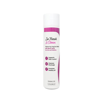NutraBlast So Fresh & Clean | pH Balance Feminine Wash with Boric Acid | Supports Odor Control