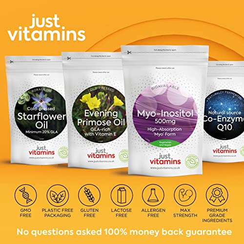 Myo-Inositol Capsules - 500mg x90 Capsules - Pure Premium Quality Myo Inositol Vitamin