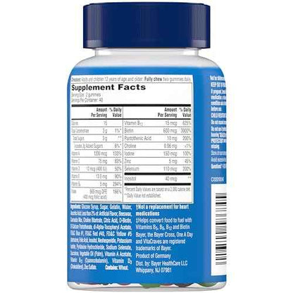One A Day Men’s Multivitamin Gummies, Multivitamin for Men with Vitamin A, C, D, E
