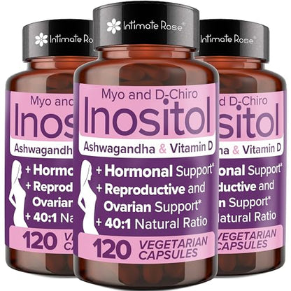 Intimate Rose Myo-Inositol & D-Chiro Inositol Blend - 40:1 Blend - Fertility, Hormonal Balan