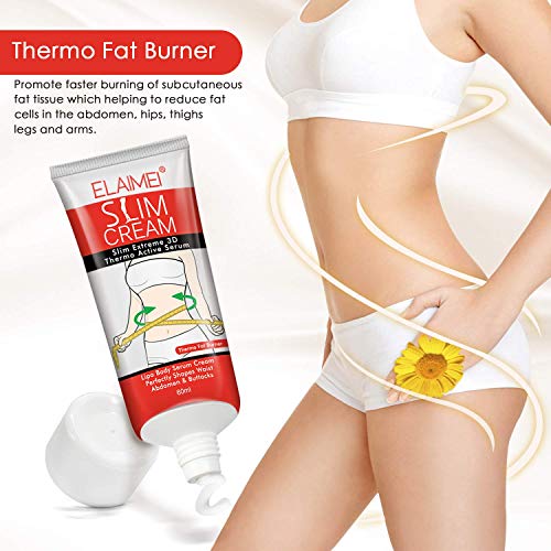 Slim Cream, (2 pack) Slim Extreme Cellulite Slimming & Firming Cream Body Fat Burning