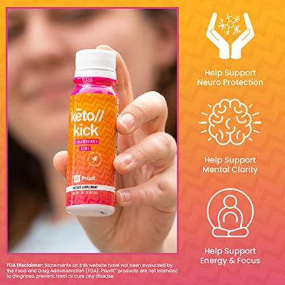 Pruvit Keto Kick Strawberry Kiwi Exogenous Ketones Exalt The Benefits of Natural Slim