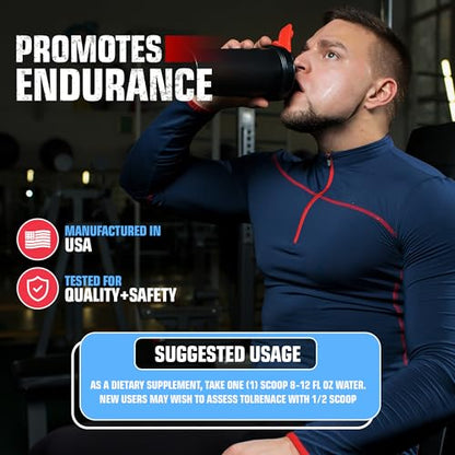 PR or ER Pre Workout Powder for Men and Women, Pre-Workout Energy Supplement