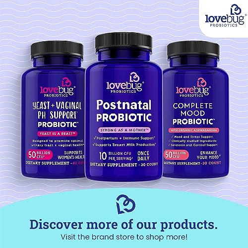 Lovebug Yeast + Vaginal pH Support | Clinically Studied Ingredients for Yeast & UTIs