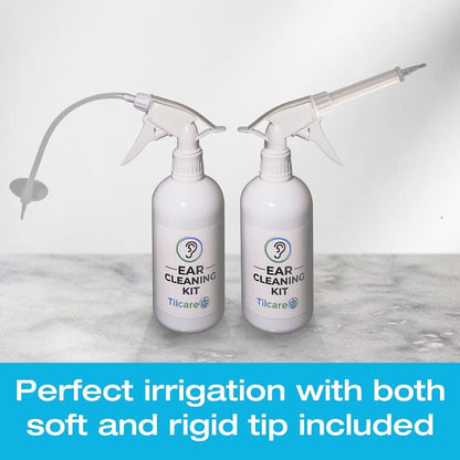 Ear Wax Removal Tool by Tilcare - Ear Irrigation Flushing System for Adults & Kids