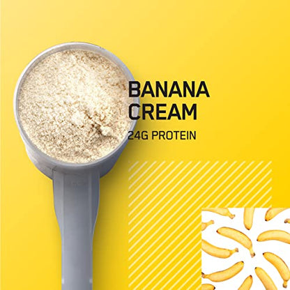 Optimum Nutrition Gold Standard 100% Whey Protein Powder, Banana Cream, 2 Pound