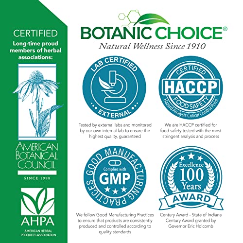 Botanic Choice Natural Menopause Hot Flash Relief Balance Supplement for Women - Powerful Herbal Blend