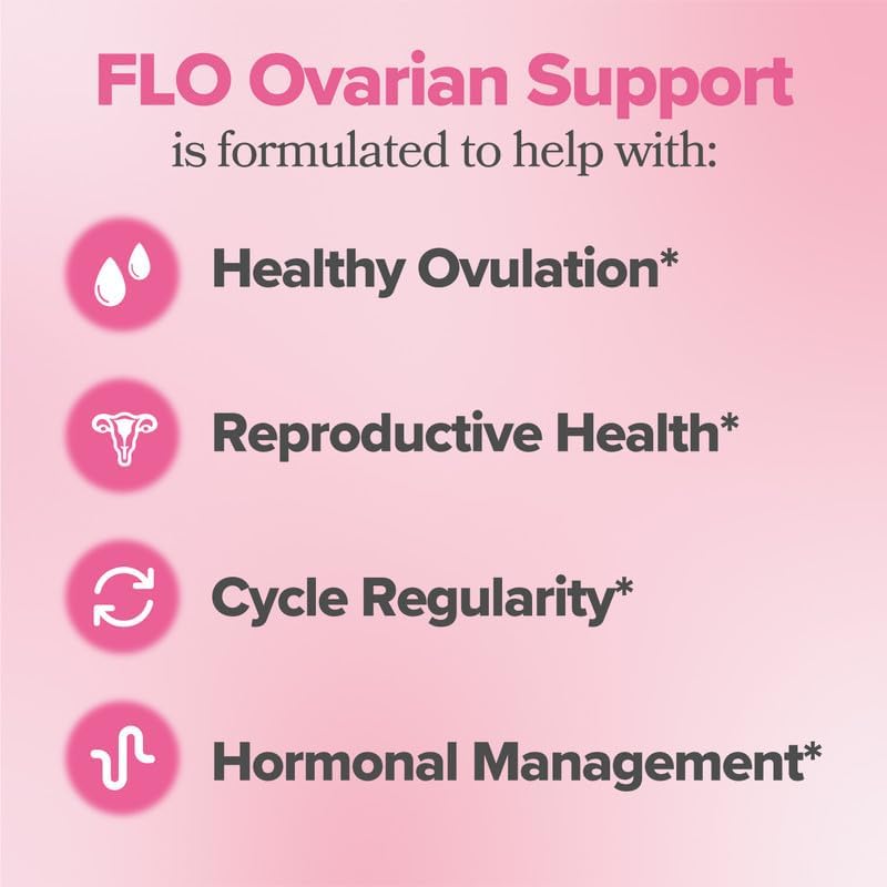 FLO Ovarian for Cycle Regularity – Myo & D-Chiro Inositol – 30-Day Supply