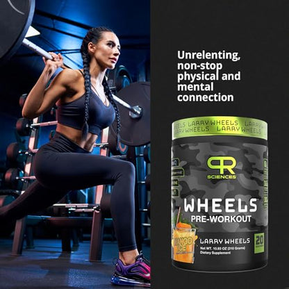 Larry Wheels' Pre Workout - Energy Drink Powder - Pre Workout Powder for Men & Women