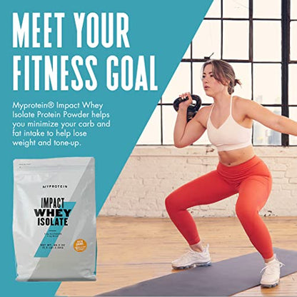Myprotein Impact Whey Isolate Protein Powder (Caramel, 2.2 Pound (Pack of 1))