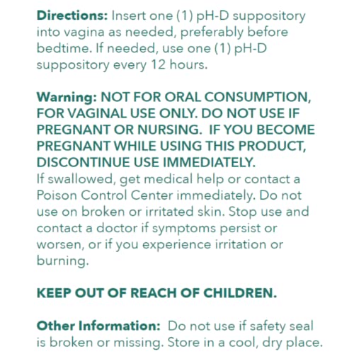 pH-D Feminine Health - Boric Acid Starter Bundle - pH-D Boric Acid Vaginal Suppositories 12 Count